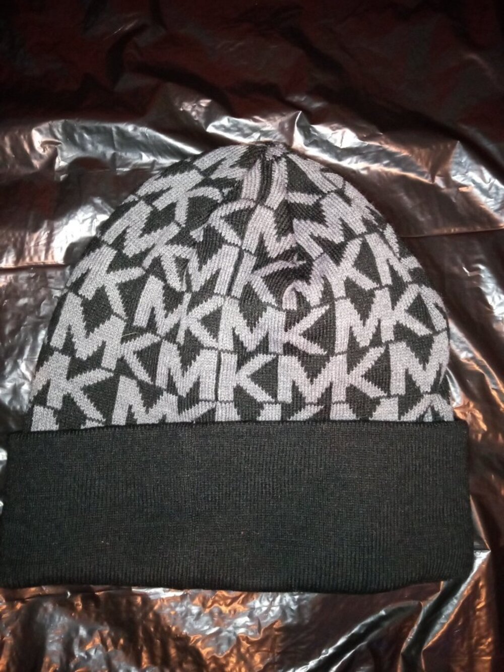 Michael Kors Men's Small MK Reversible Cuff Hat